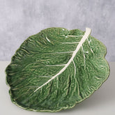 Hectarul - Platou de servire 22,5 x 21 cm din portelan Cabbage Boltze